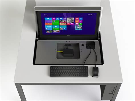 Flip Up Monitor Desk
