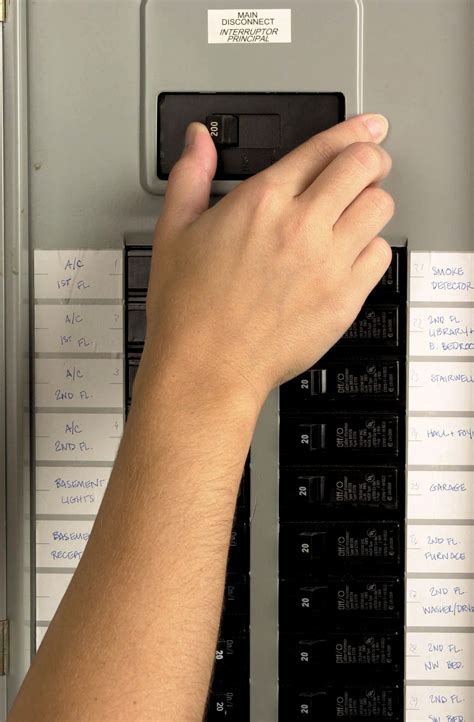 Flipping Main Breaker