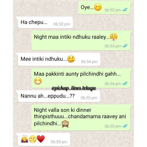 flirty pick up lines for girls in telugu