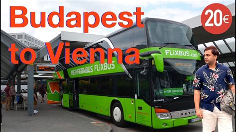 flix bus from vienna to budapest