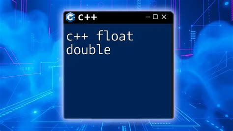 Float C++ Negative