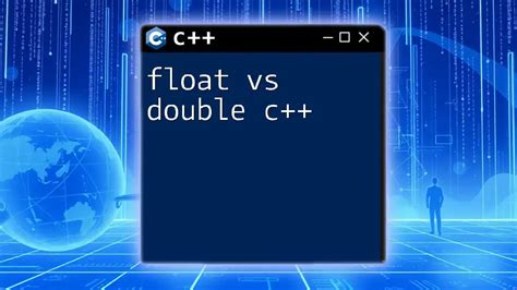 Float C++ Vs C#