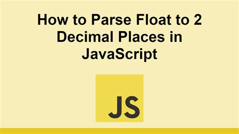 Float In Javascript Parse
