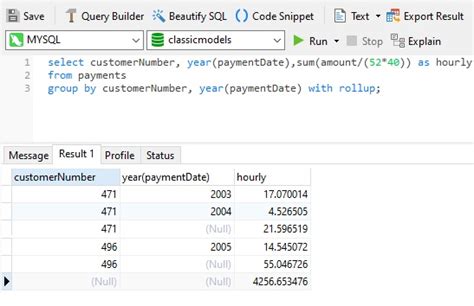 Float In Mysql
