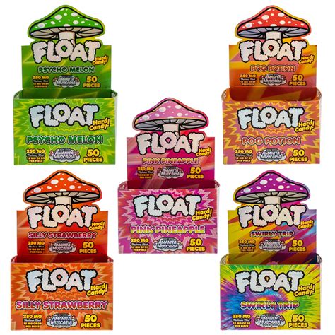 float mushroom hard candy review