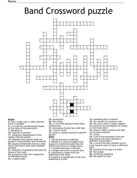 float on band crossword