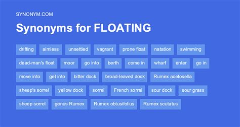 Float Term Synonyms