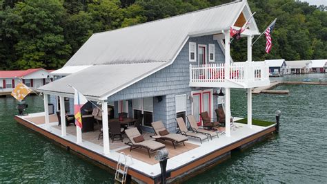 Floating Homes For Sale Flat Hollow Marina on Norris Lake, Tennessee