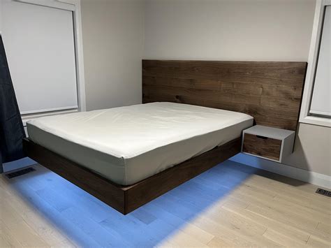 Floating Bed In Corner