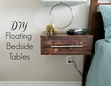 Floating Bedside Table Diy