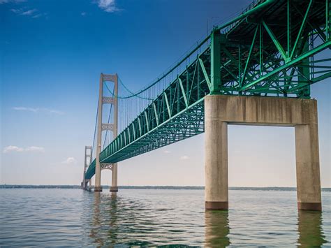 floating bridge in michigan