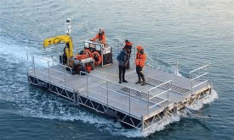 Floating Construction Work Platforms