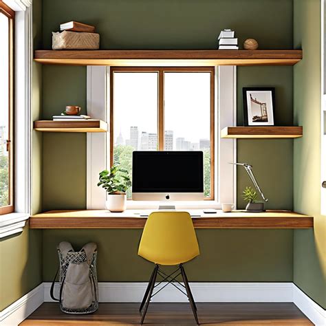 Floating Desk Under Window