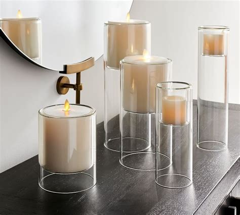 Floating Glass Candle Holders