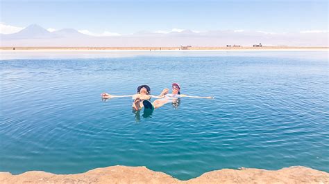 floating in Cejar Lagoon