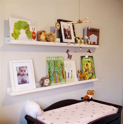 Floating Nursery Shelves