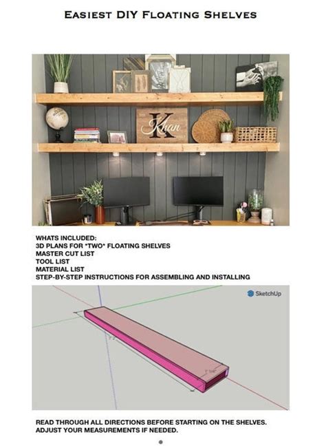 Floating Shelf Building Plans