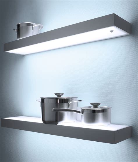 Floating Shelf With Built In Light