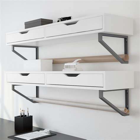 Floating Shelf With Drawer Ikea