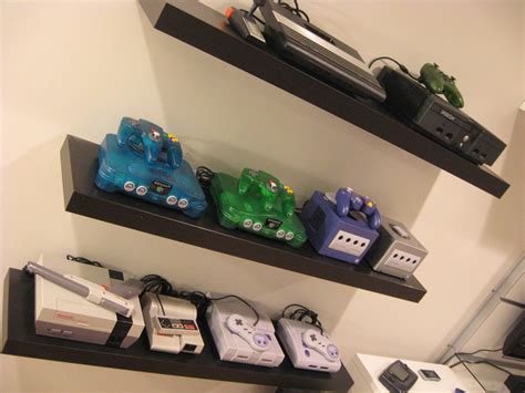 Floating Shelves For Gaming Systems