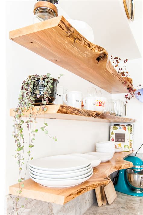 Floating Shelves For Kitchen Wall
