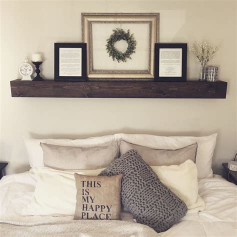 Floating Shelves In Master Bedroom