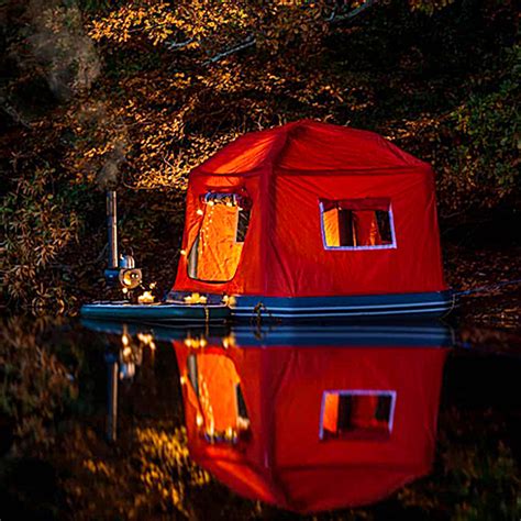 floating tent camping