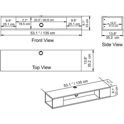 Floating Tv Stand Dimensions