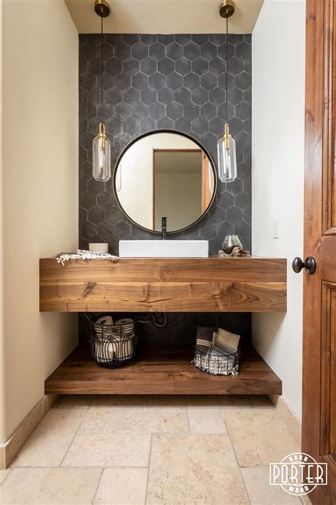 Floating Vanity Shelf With Drawer