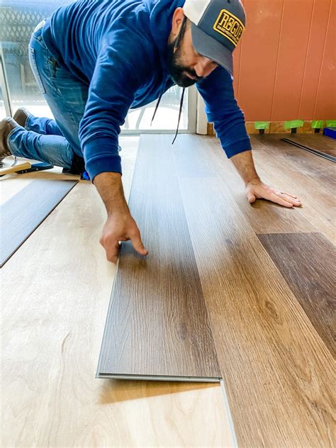 floating vinyl plank floor installation