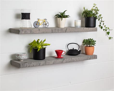 Floating Wall Shelf Grey