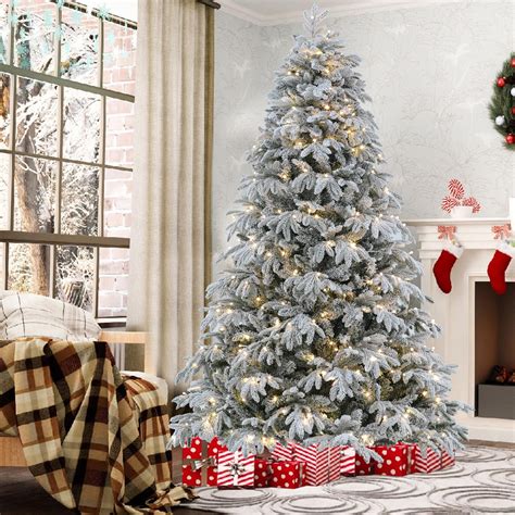 Flocked 9Ft Christmas Tree