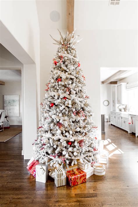 A Festive Delight: Discover the Beauty of Flocked Christmas Trees for Your Holiday Season