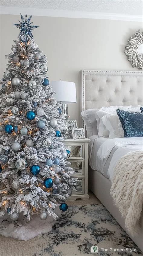 Flocked Xmas Tree Branches