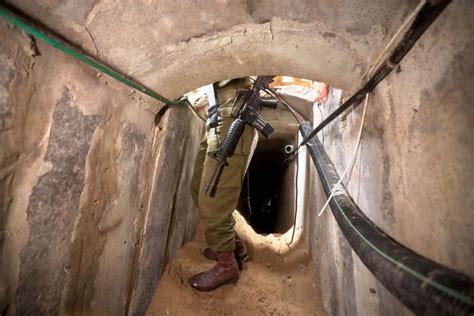 flood hamas tunnels with water