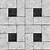 floor black and white tile texture seamless