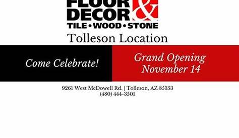 Floor & Decor Grand Opening, 9261 W McDowell Rd, Tolleson, AZ 85353