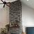 floor to ceiling fireplace stone