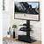 floor tv stand with mount two shelves