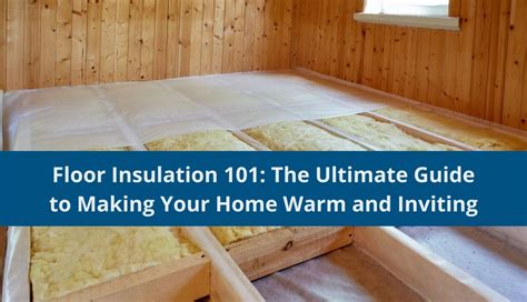 Floor Insulation Do