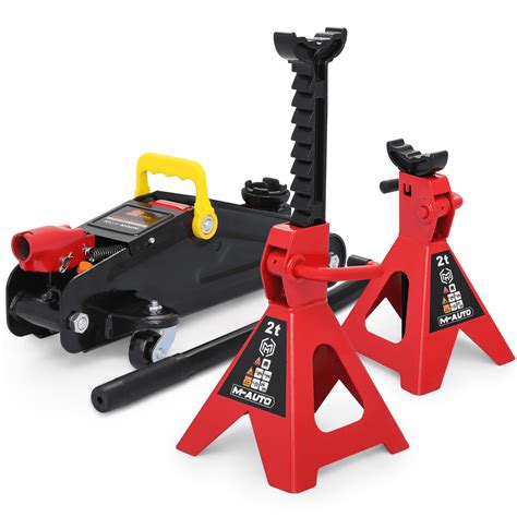 Floor Jack And Stands Set