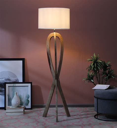floor lamp base white