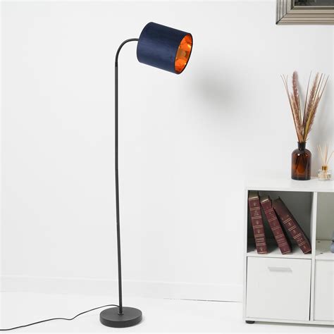 Floor Lamp Navy Shade
