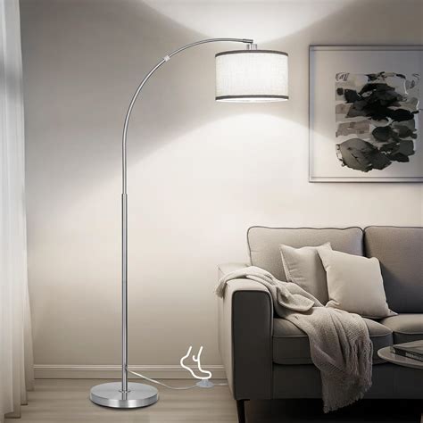 Floor Lamp Silver Base