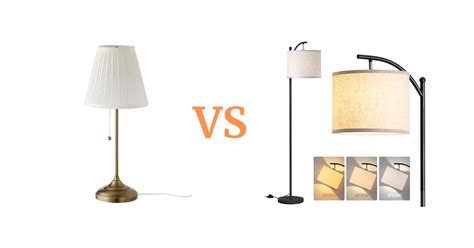Floor Lamp Vs Table Lamp