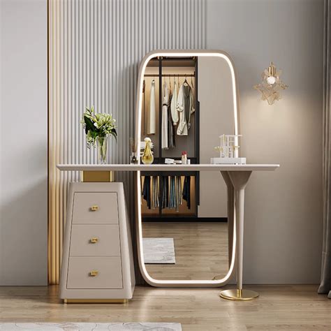 Floor Length Full Mirror Dressing Table