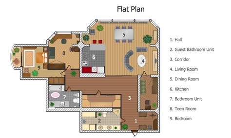 floor plan description sample