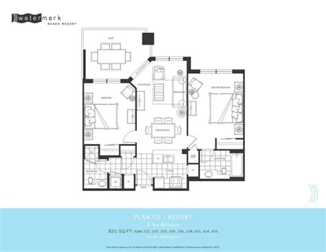 home.furnitureanddecorny.com:floor plan for one watermark condo