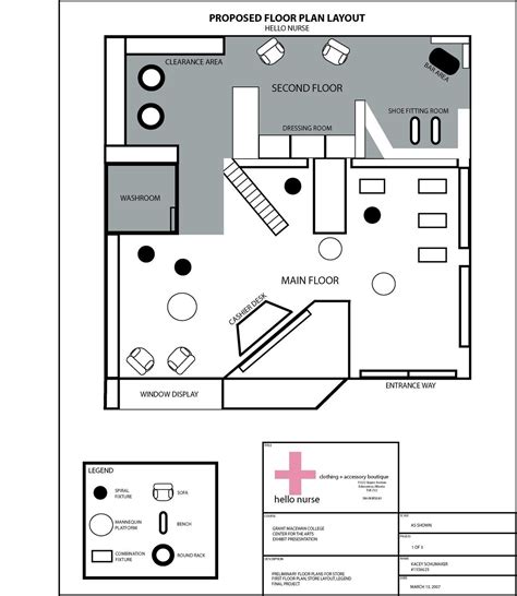 floor plan of storeroom