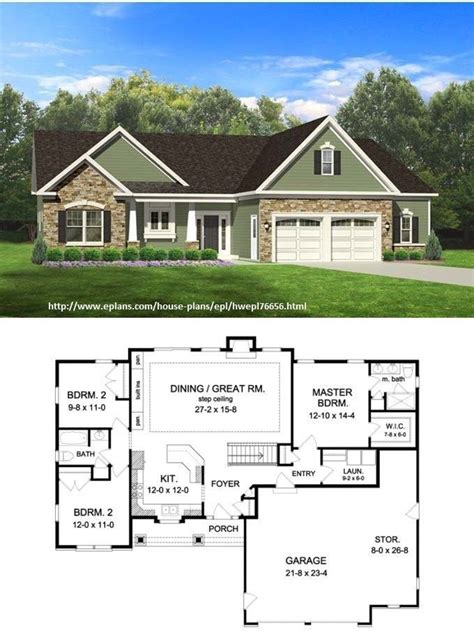 floor plans for 1500 sq ft ranch homes